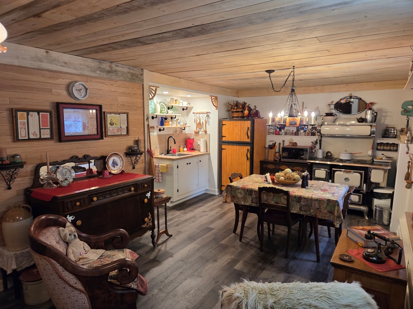 Rustic interior detail